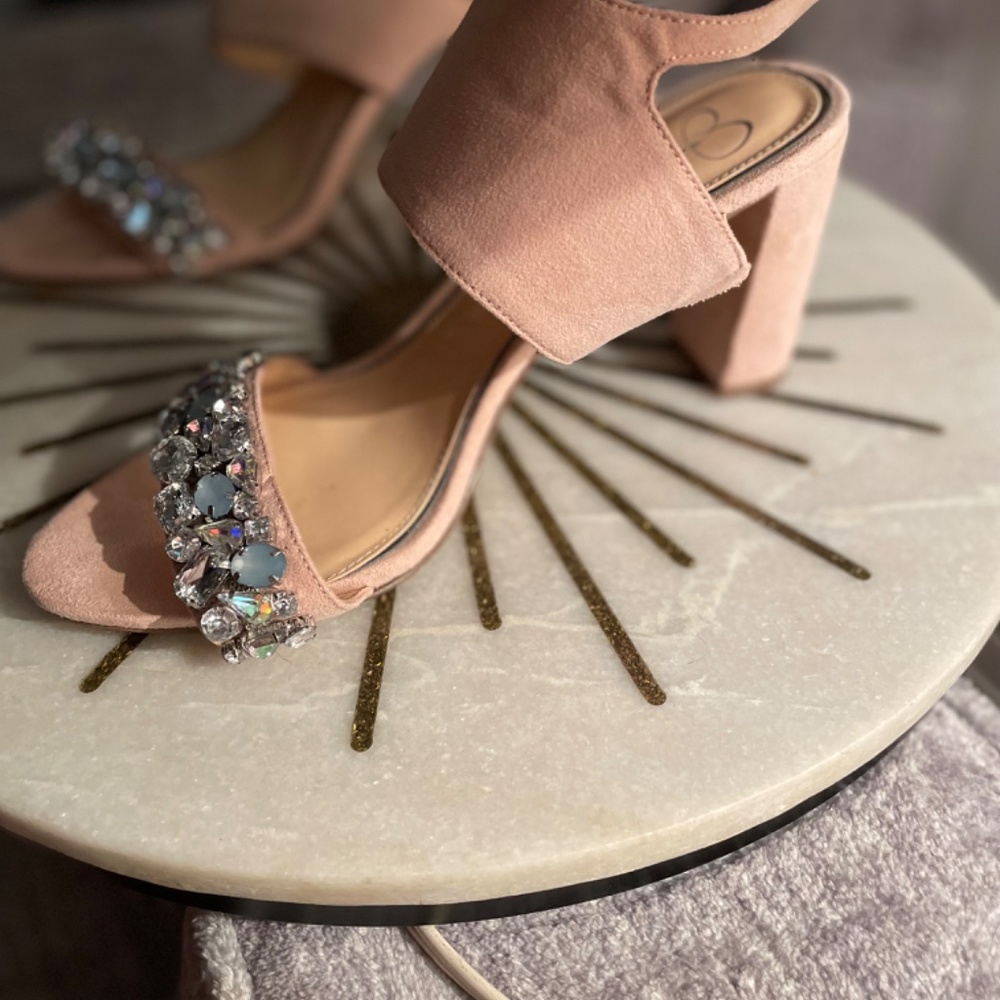 Jeweled heeled sandal - Picture 3 of 4